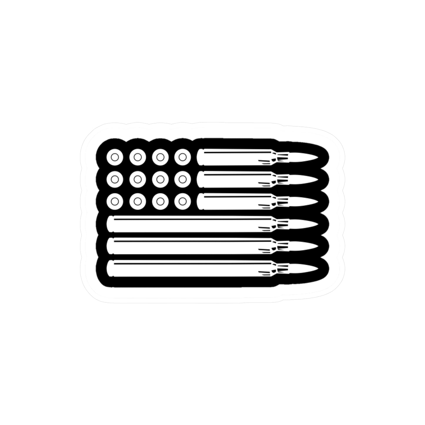 American Ammo Flag Vinyl Decals