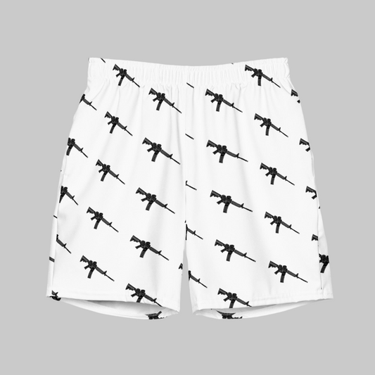 Rifle print swim trunks